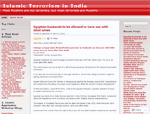 Tablet Screenshot of islamicterrorism.wordpress.com