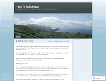 Tablet Screenshot of howtosellahouse.wordpress.com