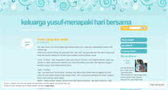 Desktop Screenshot of keluargayusufjogja.wordpress.com