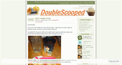 Desktop Screenshot of doublescooped.wordpress.com