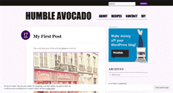 Desktop Screenshot of humbleavocado.wordpress.com