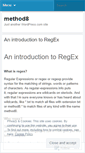 Mobile Screenshot of method8.wordpress.com