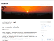 Tablet Screenshot of method8.wordpress.com