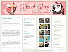 Tablet Screenshot of giftsofglory.wordpress.com