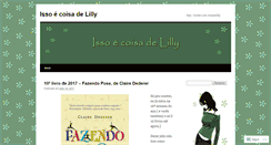 Desktop Screenshot of coisadelilly.wordpress.com
