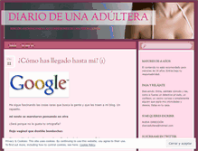 Tablet Screenshot of diariodeunaadultera.wordpress.com