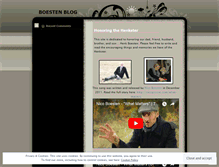 Tablet Screenshot of boesten.wordpress.com