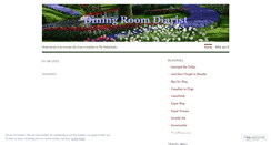 Desktop Screenshot of diningroomdiarist.wordpress.com