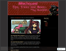 Tablet Screenshot of imechquest.wordpress.com