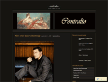 Tablet Screenshot of contralto.wordpress.com