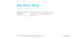 Desktop Screenshot of natwei.wordpress.com
