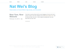 Tablet Screenshot of natwei.wordpress.com