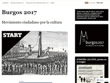 Tablet Screenshot of burgos2017.wordpress.com