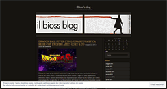 Desktop Screenshot of ilbioss.wordpress.com