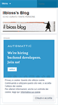 Mobile Screenshot of ilbioss.wordpress.com