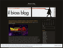 Tablet Screenshot of ilbioss.wordpress.com