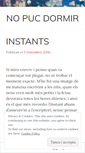 Mobile Screenshot of novulldormir.wordpress.com