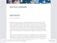 Tablet Screenshot of novulldormir.wordpress.com