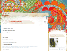 Tablet Screenshot of emmaduque.wordpress.com