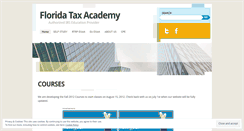 Desktop Screenshot of floridataxacademy.wordpress.com