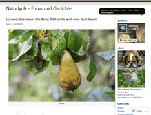 Tablet Screenshot of naturlyrik.wordpress.com