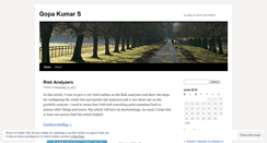 Desktop Screenshot of gopakumar2010.wordpress.com