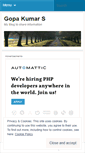 Mobile Screenshot of gopakumar2010.wordpress.com