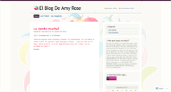 Desktop Screenshot of amyroseblog.wordpress.com