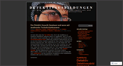 Desktop Screenshot of detektivausbildung.wordpress.com