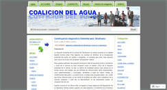 Desktop Screenshot of coaliciondelagua.wordpress.com