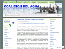 Tablet Screenshot of coaliciondelagua.wordpress.com