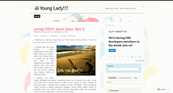 Desktop Screenshot of beingayounglady.wordpress.com