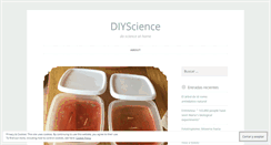 Desktop Screenshot of doityourselfscience.wordpress.com