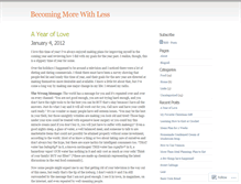 Tablet Screenshot of becomingmorewithless.wordpress.com
