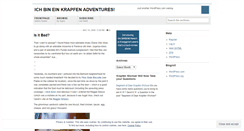 Desktop Screenshot of ichbineinkrapfen.wordpress.com