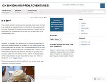 Tablet Screenshot of ichbineinkrapfen.wordpress.com
