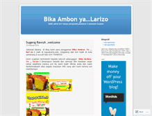 Tablet Screenshot of bikaambonyalarizo.wordpress.com