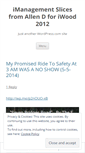 Mobile Screenshot of imanagementslices4iwood2012.wordpress.com