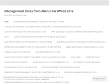 Tablet Screenshot of imanagementslices4iwood2012.wordpress.com