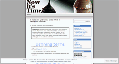 Desktop Screenshot of nowitstime.wordpress.com