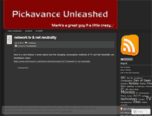 Tablet Screenshot of markpickavance.wordpress.com