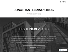 Tablet Screenshot of jonathanfleming.wordpress.com