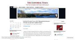 Desktop Screenshot of editorialtimes.wordpress.com