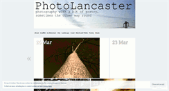 Desktop Screenshot of photolancaster.wordpress.com