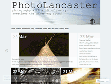 Tablet Screenshot of photolancaster.wordpress.com