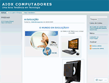Tablet Screenshot of aioxcomputadores.wordpress.com
