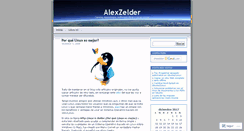 Desktop Screenshot of alexzelder.wordpress.com