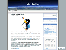 Tablet Screenshot of alexzelder.wordpress.com