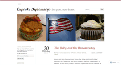 Desktop Screenshot of cupcakediplomacy.wordpress.com