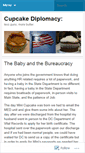 Mobile Screenshot of cupcakediplomacy.wordpress.com